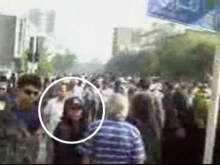 Neda, antes de morir tiroteada