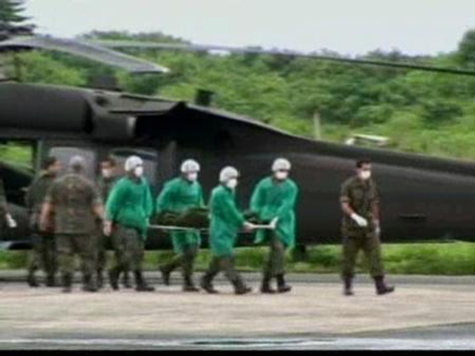 Los primeros cadáveres llegan a Brasil para ser identificados