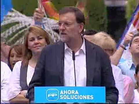 Rajoy: Hay que ir a las urnas y catacló, catacló, votos