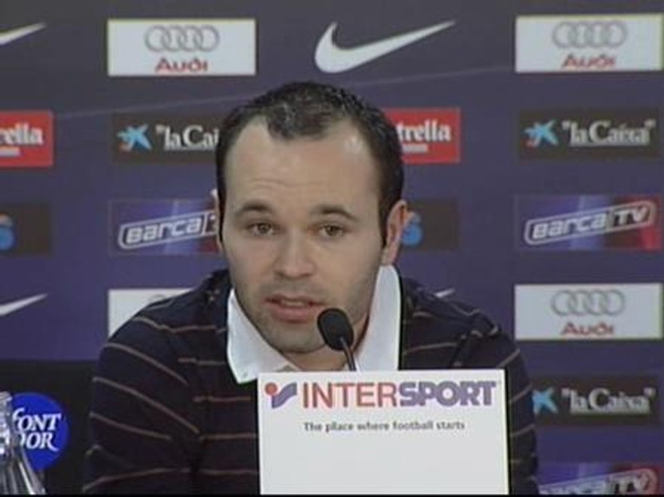 Iniesta: "Los equipos campeones también deben pasar por momentos así"