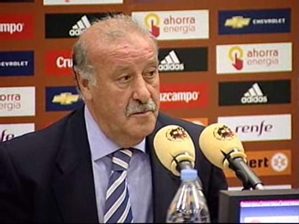 Del Bosque: "Existe una presión hacia los 'tocados' que no me gusta mucho"