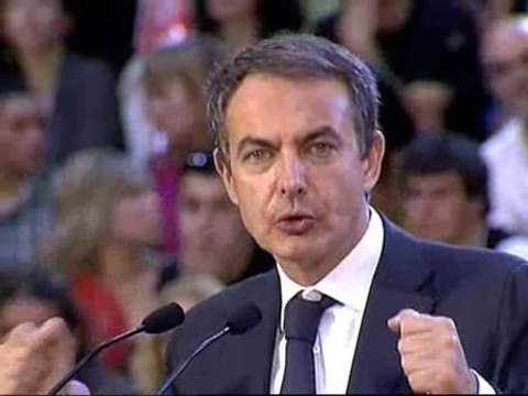 Zapatero acusa a Rajoy de poner zancadillas y sembrar el pesimismo