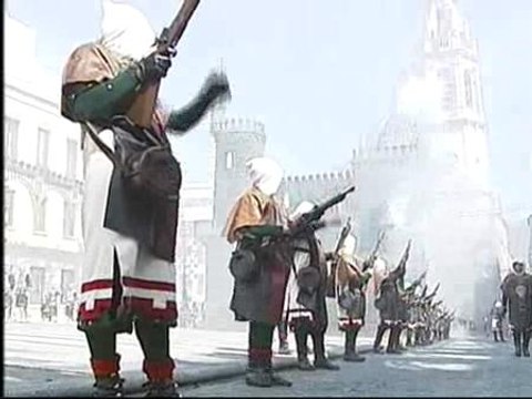 Tiene lugar en Alcoy la batalla de Moros y Cristianos