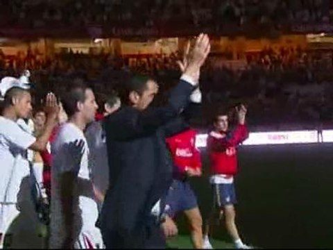 Celebración sevillista por todo lo alto del tercer puesto