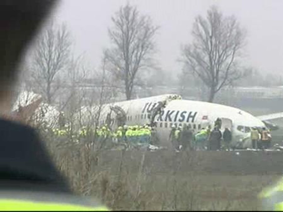 Espectacular accidente aéreo en Holanda