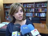 Sáenz de Santamaría reclama al presidente del Gobierno 