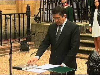 El juramento de Patxi López