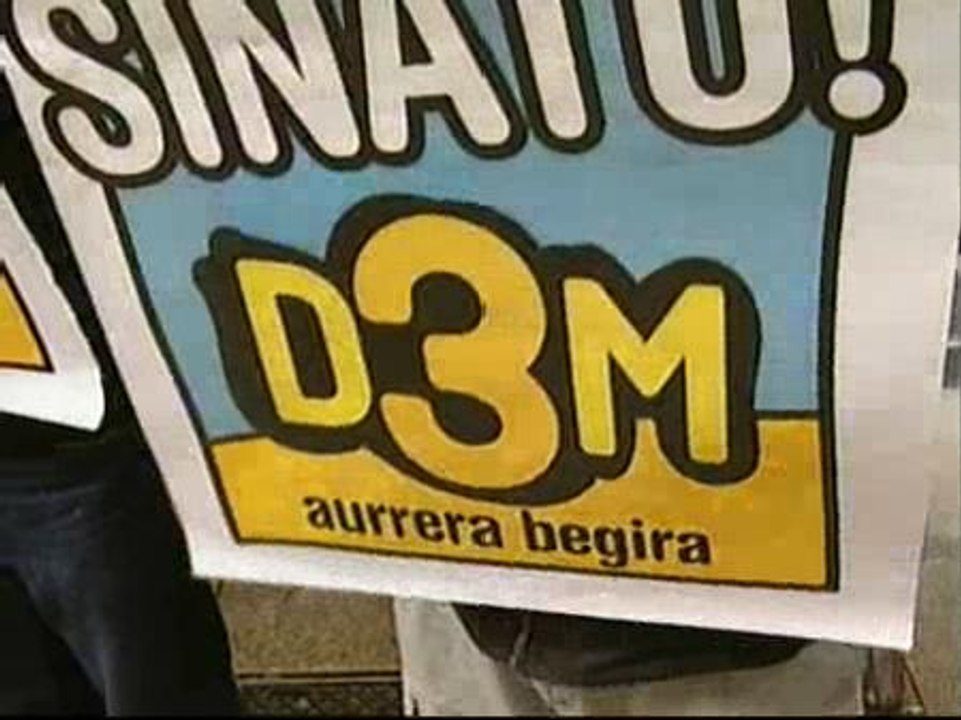 El Gobierno podría autorizar hoy acciones legales contra D3M y Askatasuna