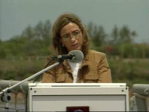 Carme Chacón visita a las tropas españolas en Somalia