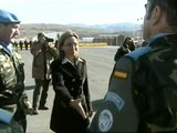Chacón visita a las tropas españolas en El Líbano