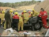 Fallece un hombre en un accidente de tráfico en Tibi (Alicante)