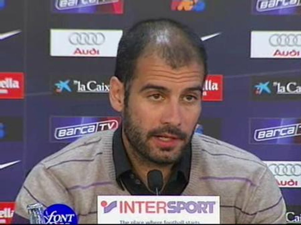 Guardiola: "Messi me ha dicho que quiere ir, que quiere ir, y va"