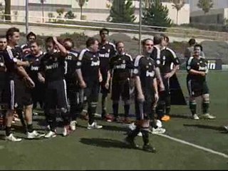 Veintidós aficionados se entrenan con el Real Madrid