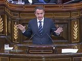 Zapatero considera desorbitadas y exageradas las críticas
