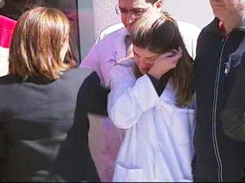 Dolor entre los compañeros de los sanitarios tiroteados en Murcia