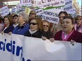 Manifestación de mujeres en Madrid por la igualdad efectiva en tiempos de crisis