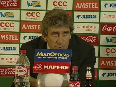 Pellegrini, contento con sus jugadores y descontento por el resultado