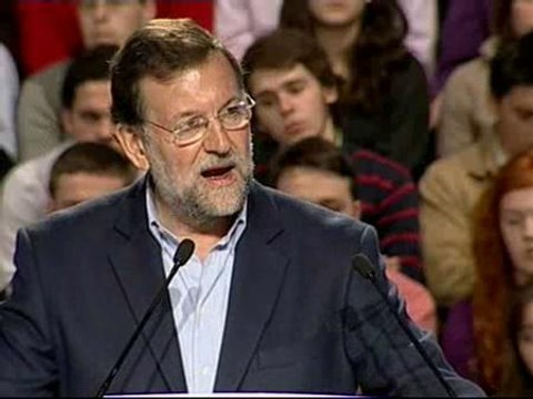 Rajoy dice que si ETA no concurre en estos comicios es gracias a la solitaria lucha del PP