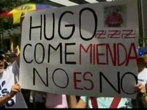 Miles de venezolanos le reucerdan aChávez que No es No