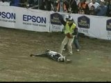 Terrible accidente en una competición de motocross en Costa Rica