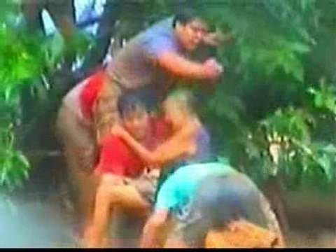 Dramático rescate de una familia en Argentina