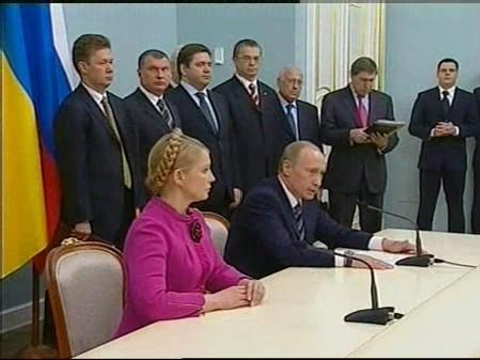 Rusia y Ucrania firman un acuerdo par poner fin a la "guerra del gas"