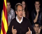 Zapatero pide a Rajoy que nunca más vaya 