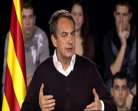Zapatero pide a Rajoy que nunca más vaya contra Catalunya