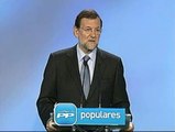 Rajoy ofrece su apoyo a Zapatero para que 2011 no sea 