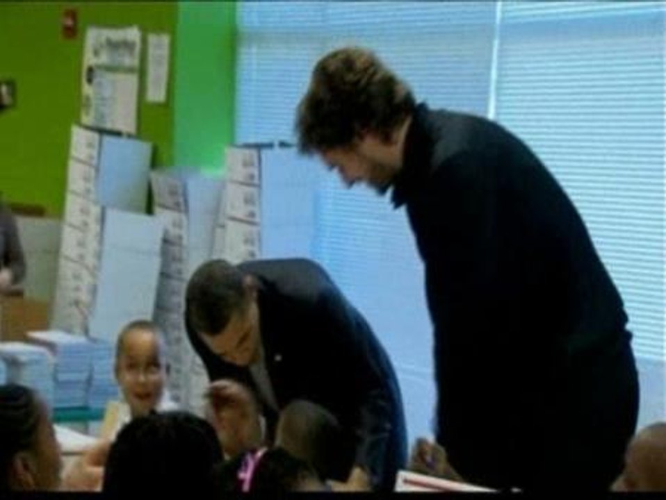 Barack Obama y Pau Gasol en un acto bénefico