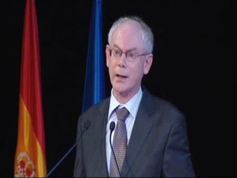 Van Rompuy: "Zapatero ha cogido el toro por los cuernos"