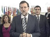 Rajoy reitera que apoyará al Gobierno