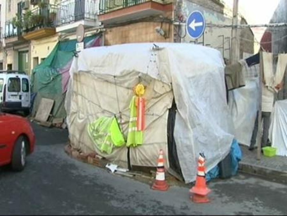 España celebra el día de las personas "sin techo"