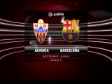 ALMERÍA 0 - BARCELONA 8