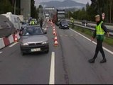 Controles de la Policía portuguesa en la frontera