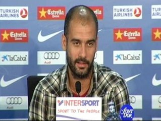 Guardiola: "Aquí no se tira ni un partido"