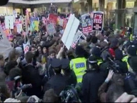 Los universitarios británicos se rebelan