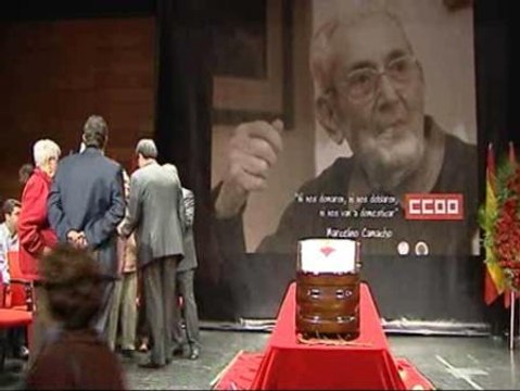 La capilla ardiente de Marcelino Camacho abre sus puertas