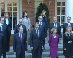 Foto Ministros al entrar al Consejo