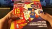 Championship Collection Mega Box with Panini NBA Basketball trading cards. CJ McCollum autos plus Ben Simmons wood rookie card.
