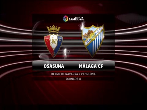 OSASUNA 3 - MÁLAGA 0
