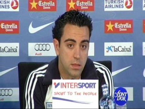 Xavi: Estoy bien y espero jugar el martes