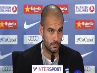 Guardiola rechaza pensar en el Clásico y se centra en el Sevilla