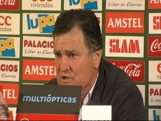 Camacho: "El cien por cien de la responsabilidad es mía"