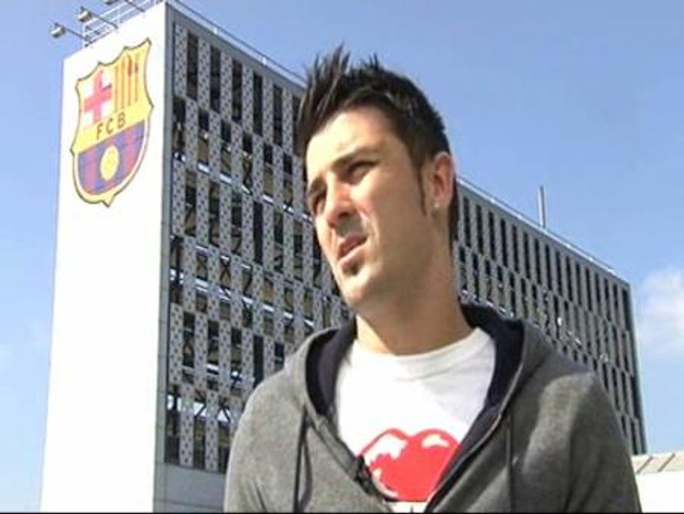 David Villa manda un mensaje de apoyo a los mineros chilenos