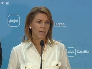 Cospedal afirma que el ministro del que "prescinde" Zapatero deja un nivel de parados "histórico"