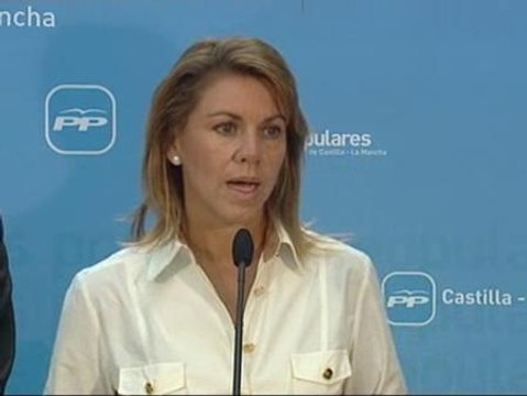 Cospedal afirma que el ministro del que prescinde Zapatero deja un nivel de parados histórico