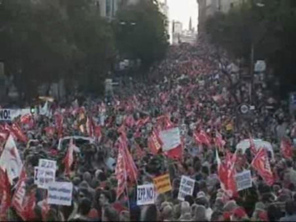 Los trabajadores toman Madrid