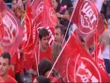Los sindicatos dan el pistoletazo de salida a la Huelga General en la Puerta del Sol