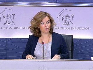 Santamaría: "El Gobierno tendría que preocuparse más de los parados que no tienen opción de hacer huelga"